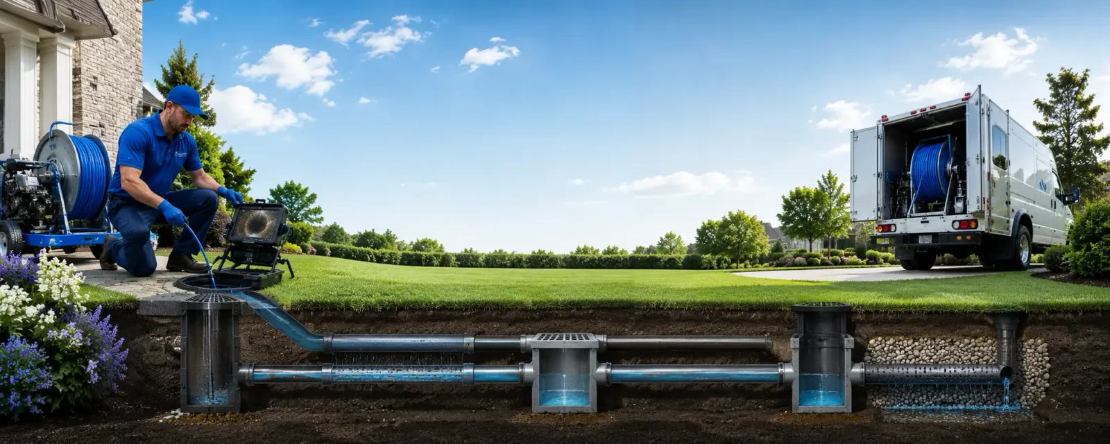 Outdoor drain cleaning information for Olney, MT